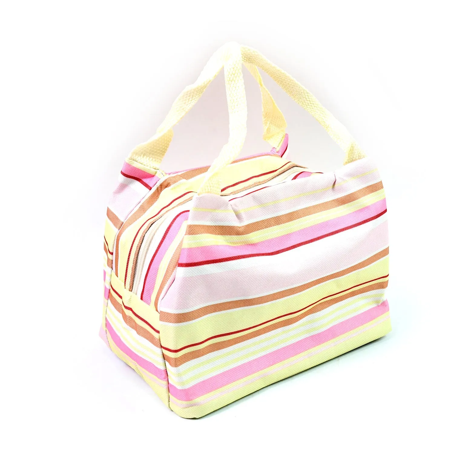 Lunch Box Bag for Women Men Insulated Lunch Bag With Zipper (1 Pc / Mix Color / Design)