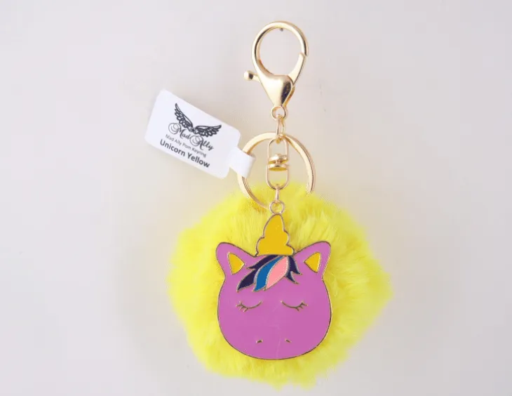 Mad Ally Pom Pom Keyrings