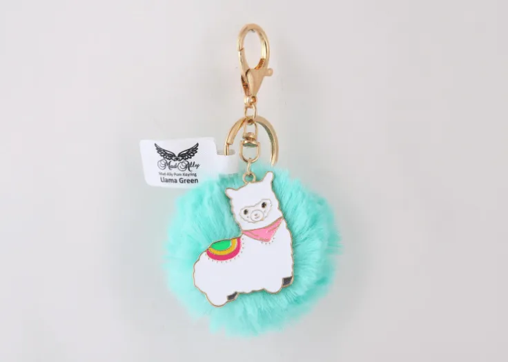 Mad Ally Pom Pom Keyrings