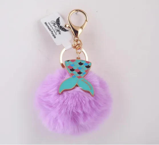 Mad Ally Pom Pom Keyrings