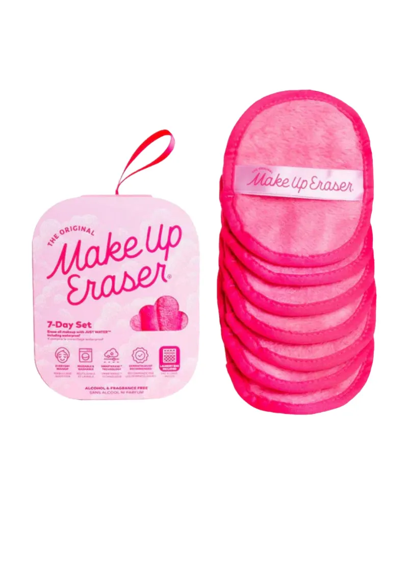 MakeUp Eraser 7-Day Set (Pink)