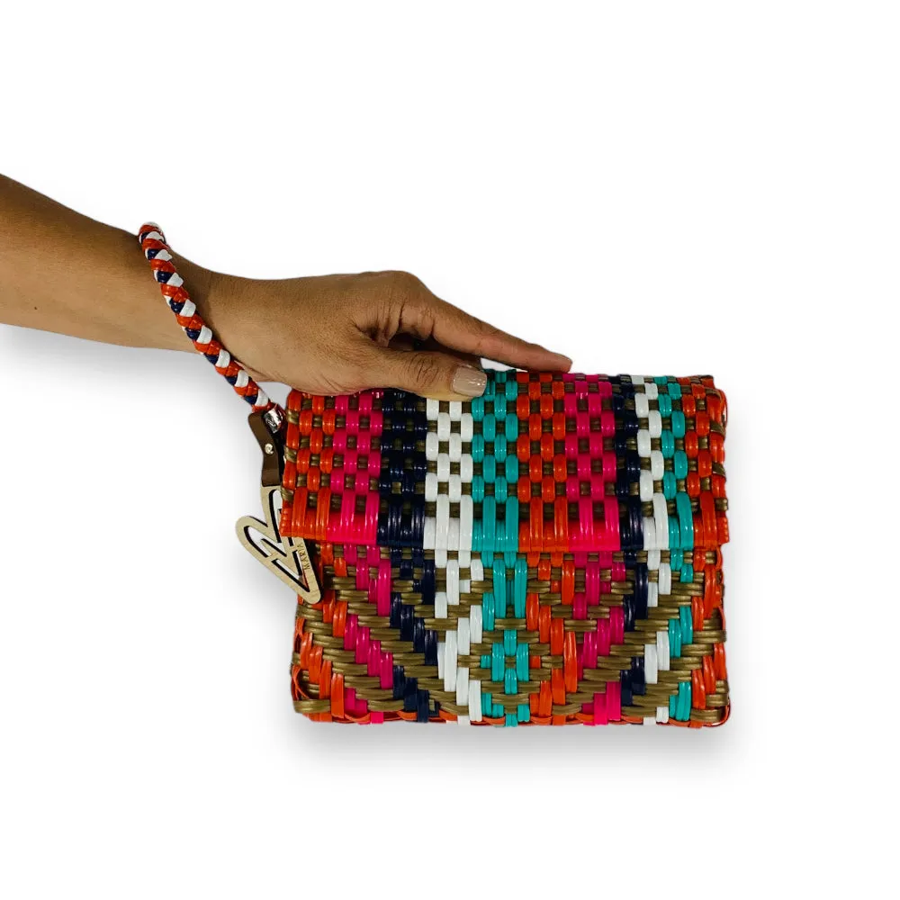 Maria Victoria | Dune CA | Upcycled, Handwoven, Wristlet