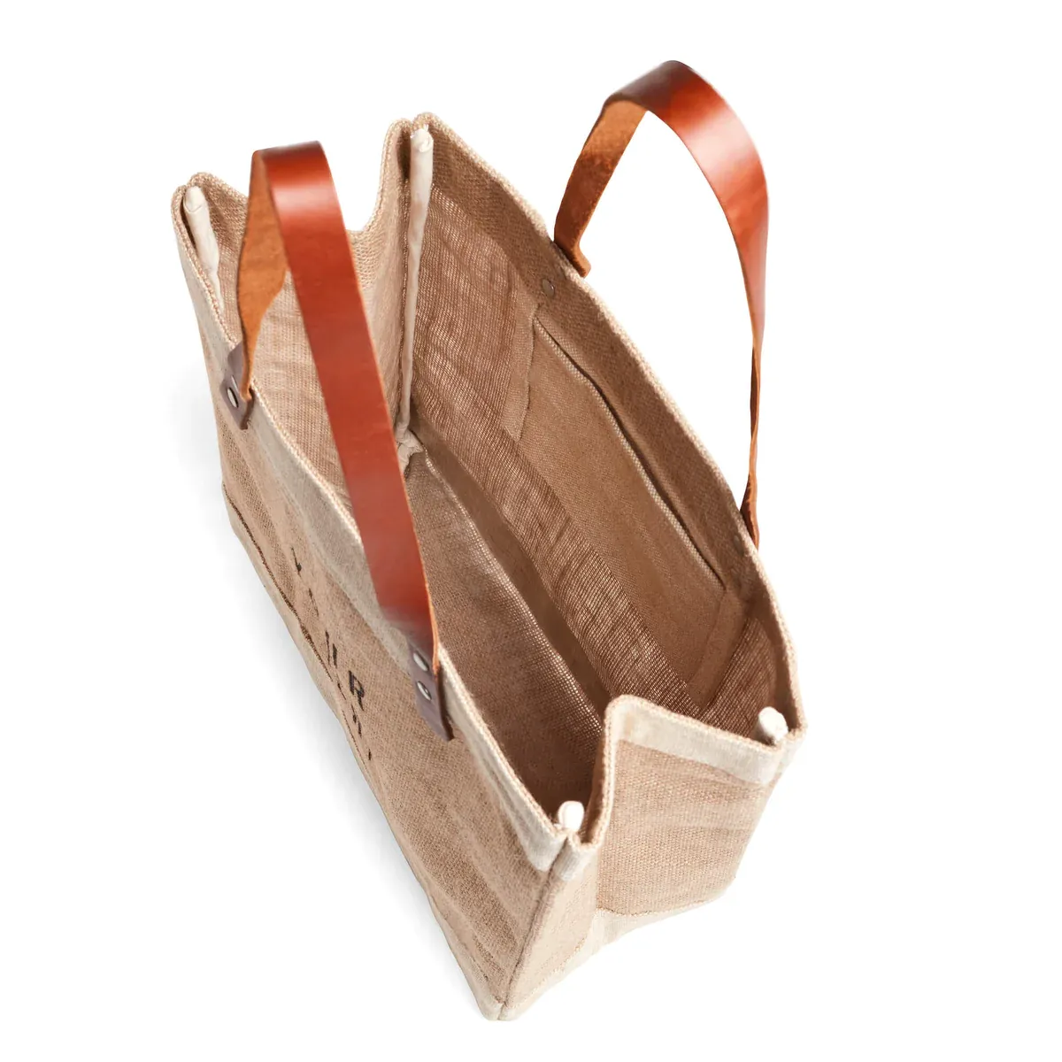 Market Tote in Natural Wildflower by Amy Logsdon