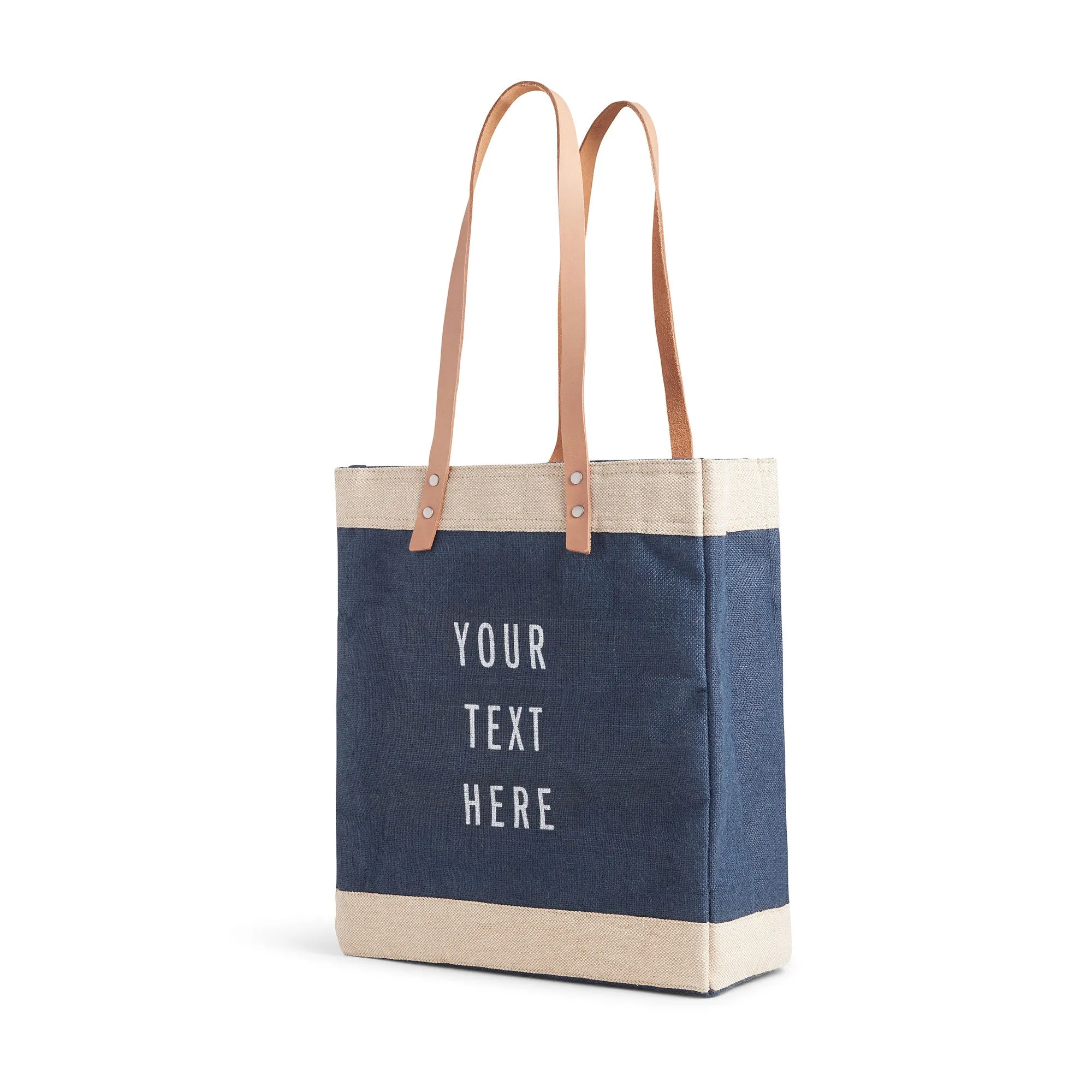 Market Tote in Navy