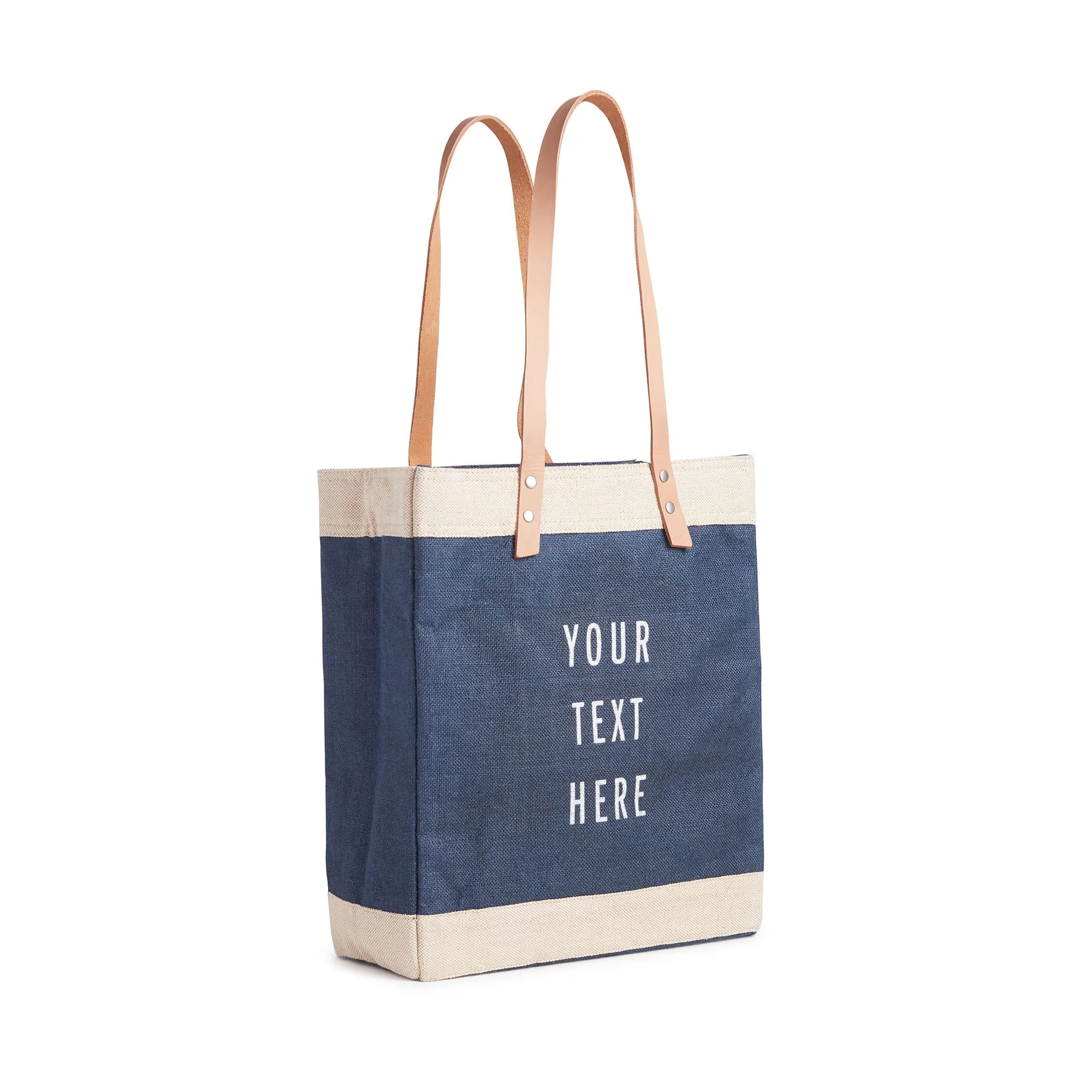 Market Tote in Navy