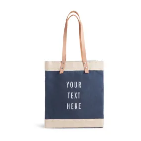 Market Tote in Navy