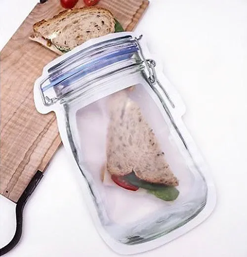 Mason Jar Zipper Bags