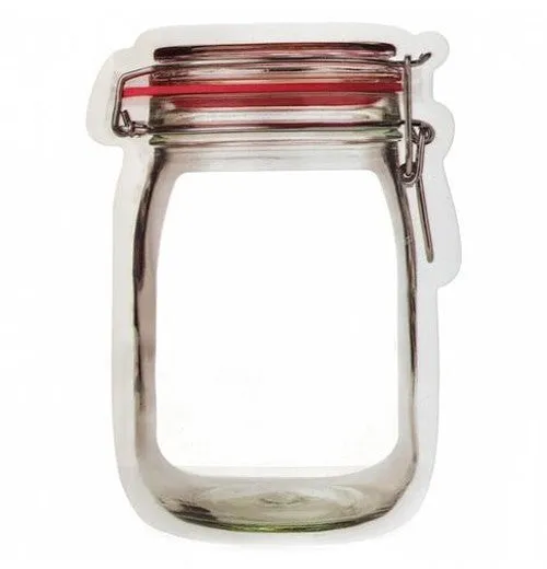 Mason Jar Zipper Bags