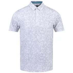 MATTR Caddy Polo White Glow-SLate Sky - AW23