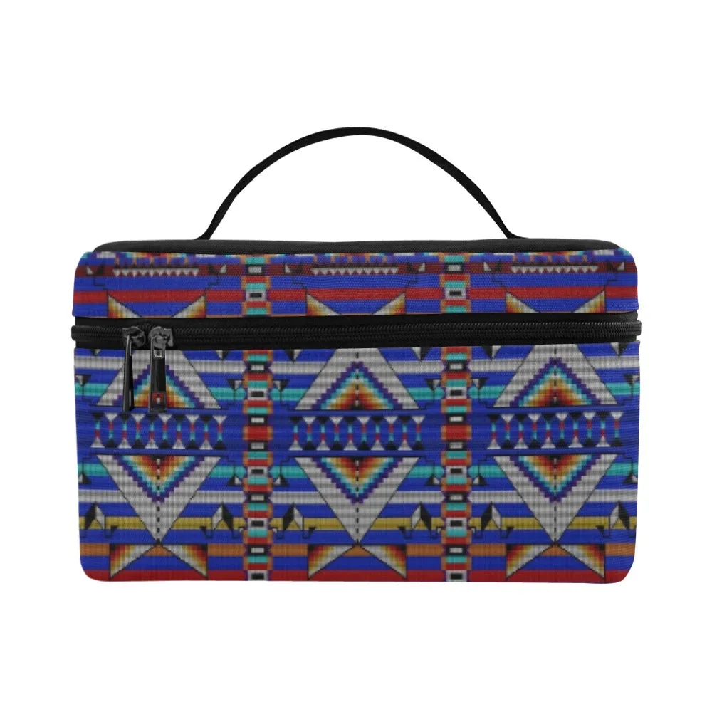 Medicine Blessing Blue Cosmetic Bag/Large