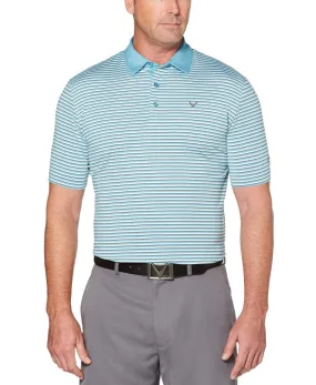 Mens 3-Color Stripe Polo