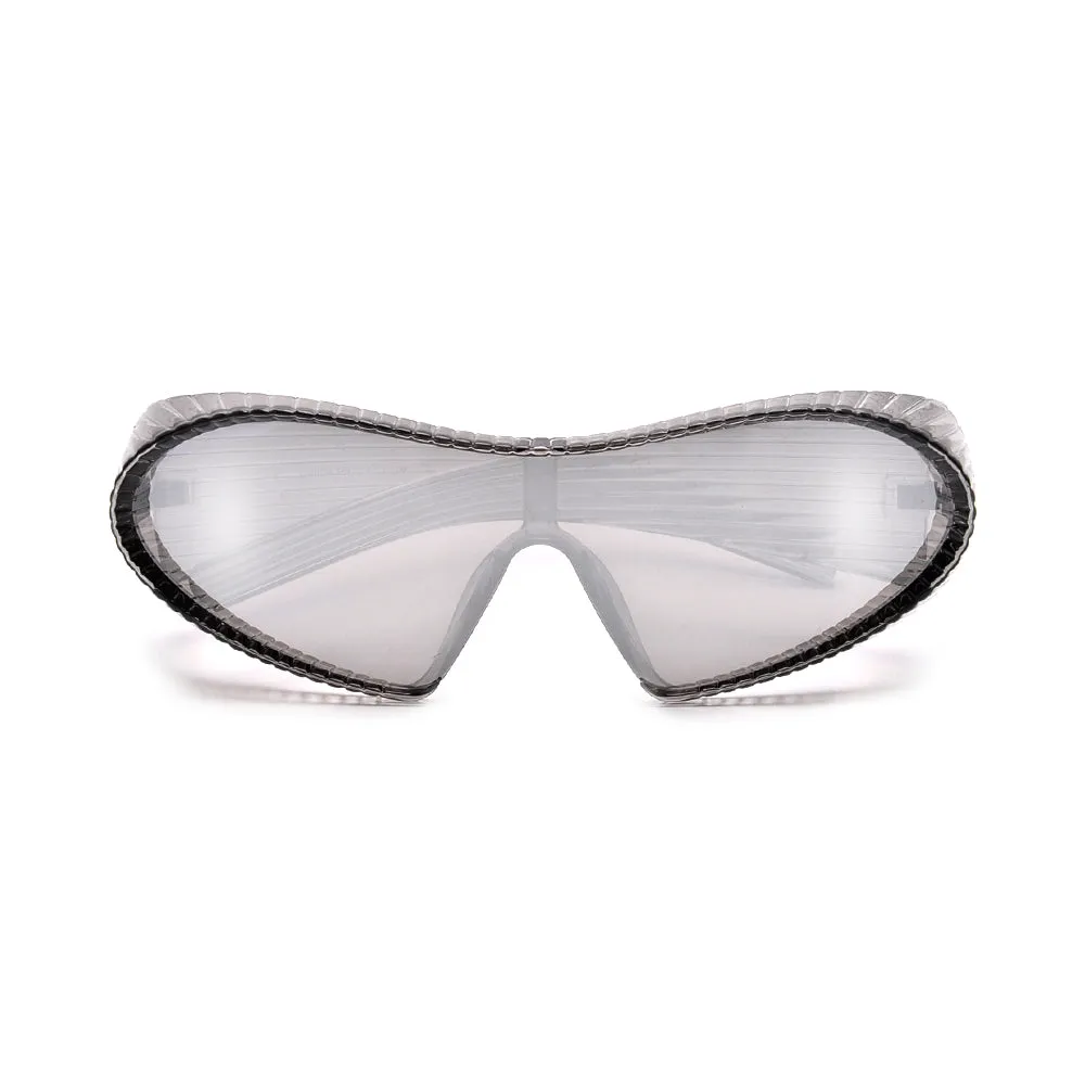 Monoblok Wraparound Sporty Futuristic Shield Sunnies