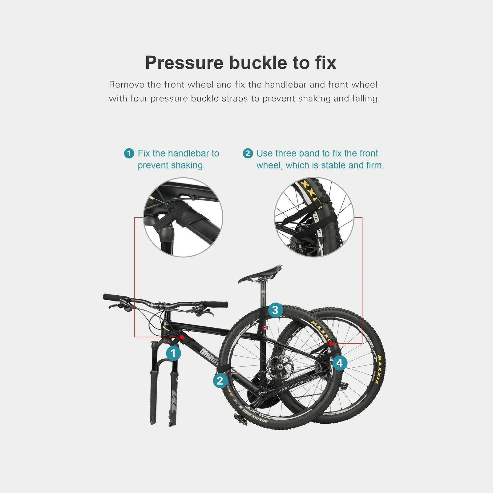 Mountain Bike Carry Bag for 26-27.5 Inch Portable Cycling Bike MTB 700C Travel Bicycle Storage Bag