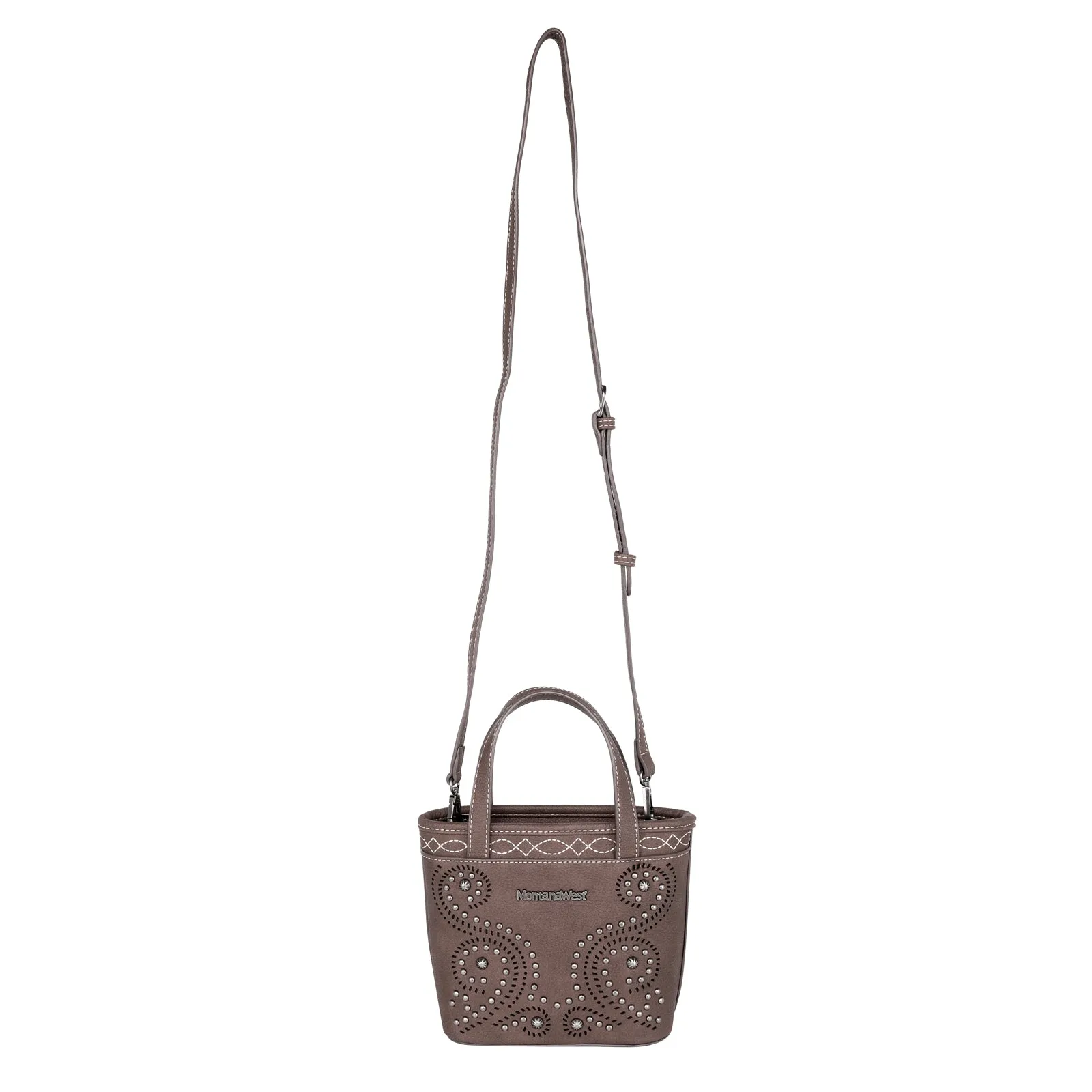 MW1154-923 Montana West Cut-Out Collection Small Tote/Crossbody