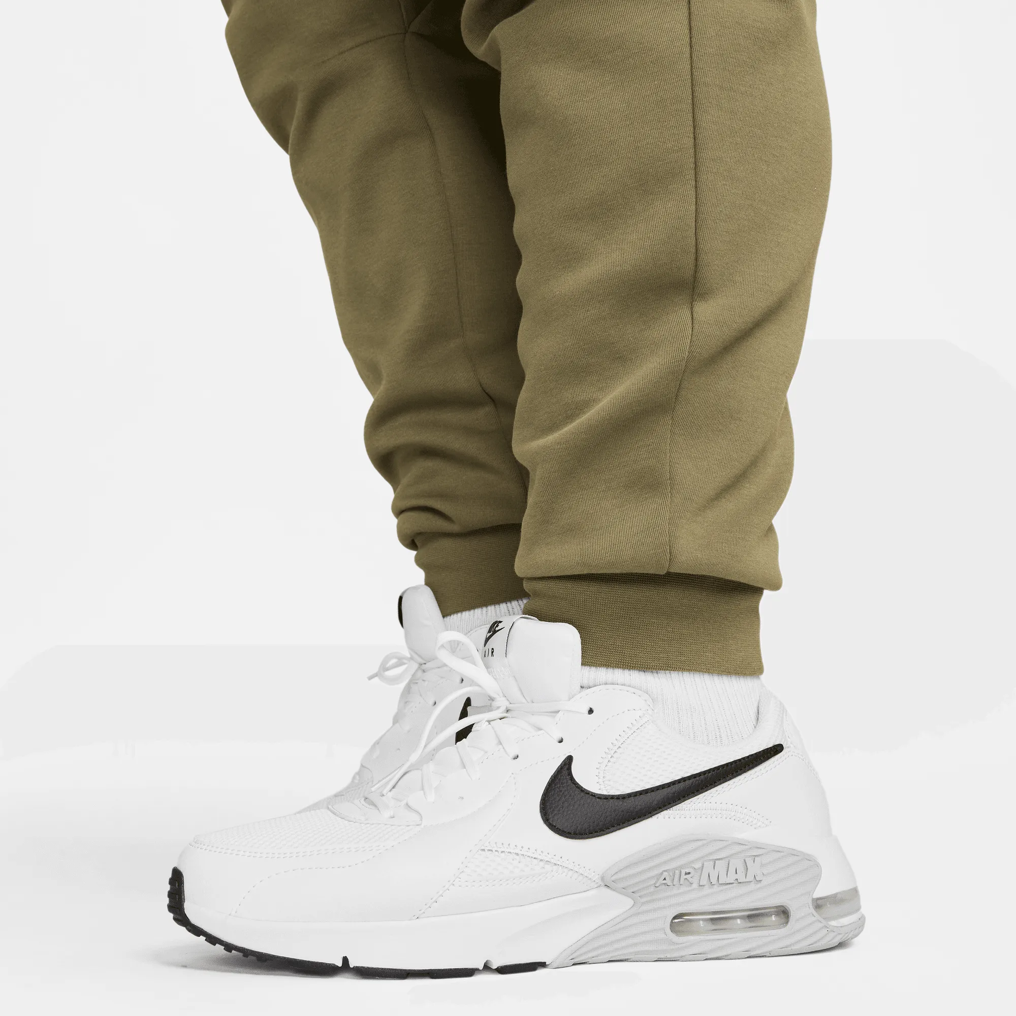 Nike Sportswear Tech Fleece Green Colorblock Joggers