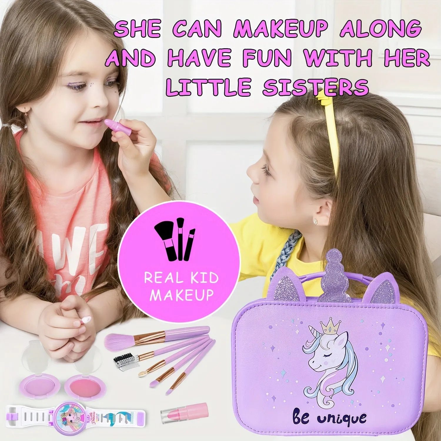 NonToxic Makeup Kit Ideal Gift for Princess Cosplay