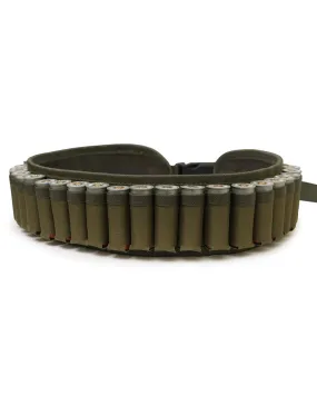 Olive Canvas Cartridge Belt | Simple Shotgun Shell Holder