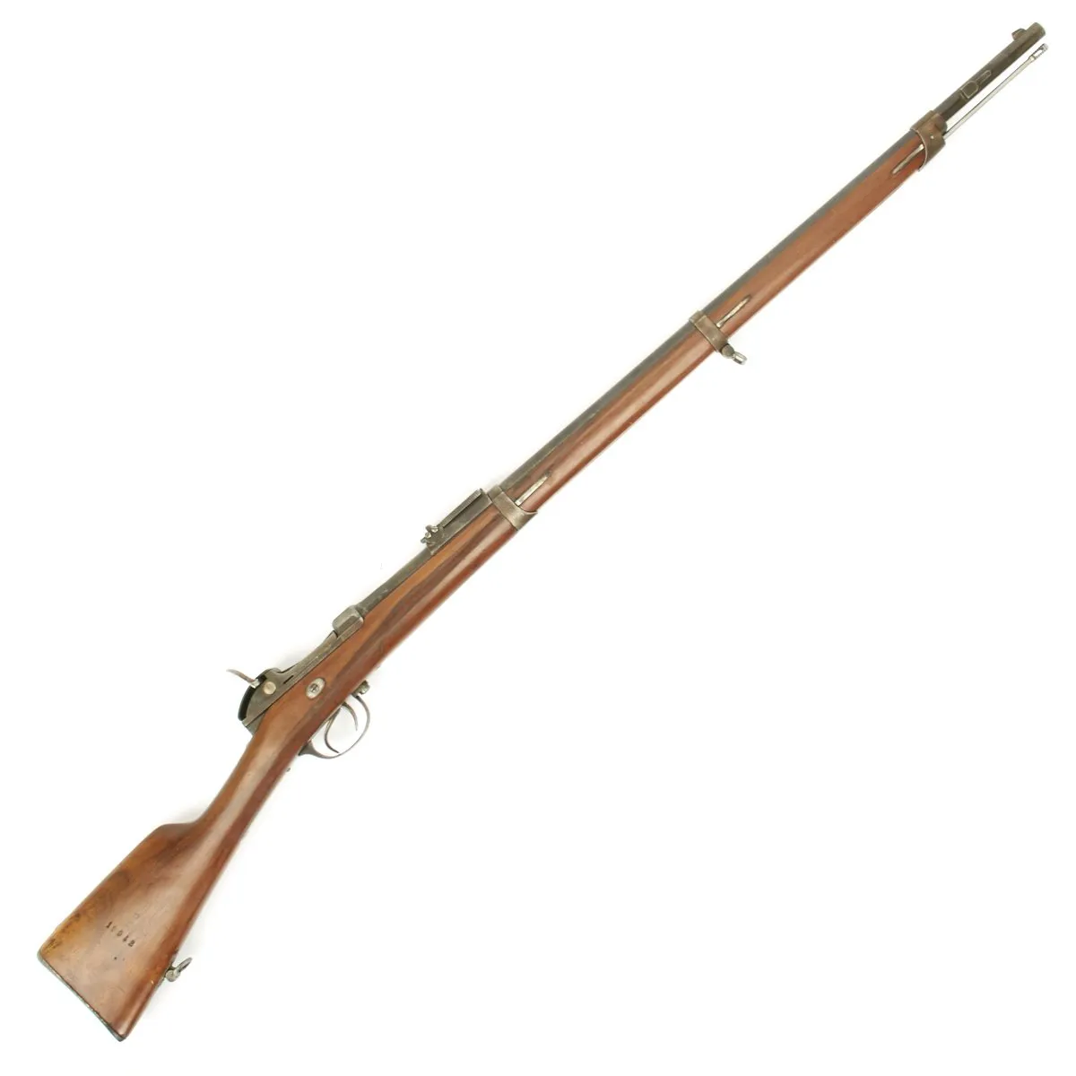 Original Bavarian M-1869 Werder "Aptiertes" Single Shot Infantry Rifle in 11.15x60R Mauser