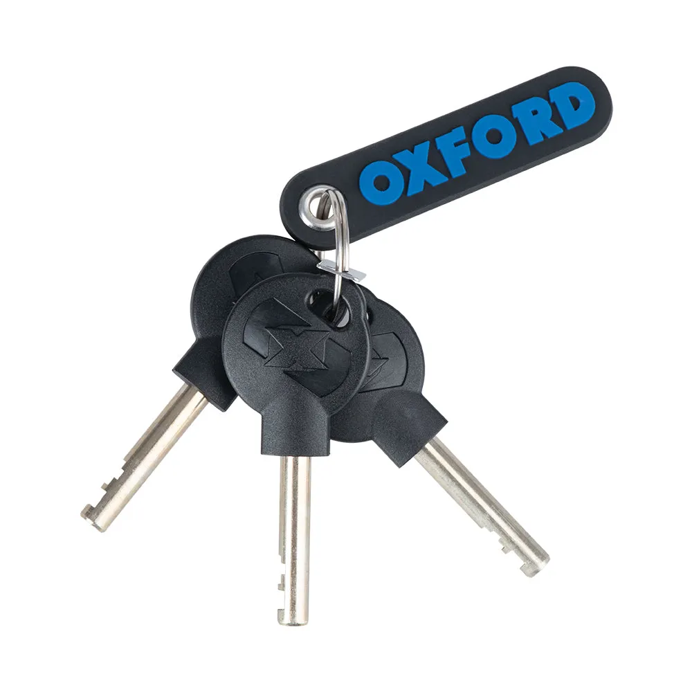 Oxford Patriot 14mm Pin Disc Lock Yellow Motorcycle Security