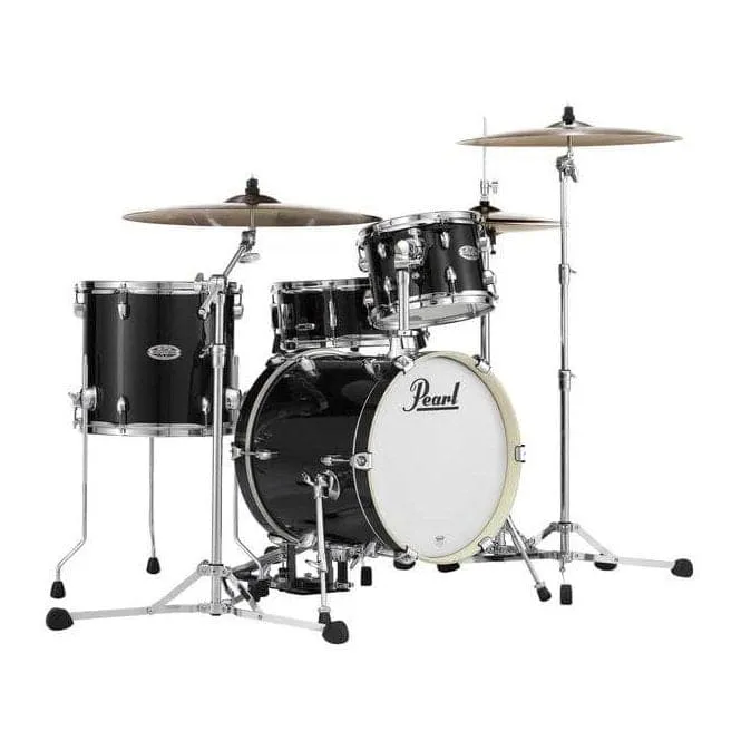 Pearl Midtown 4pc Drum Set Black Gold w/Bag Set