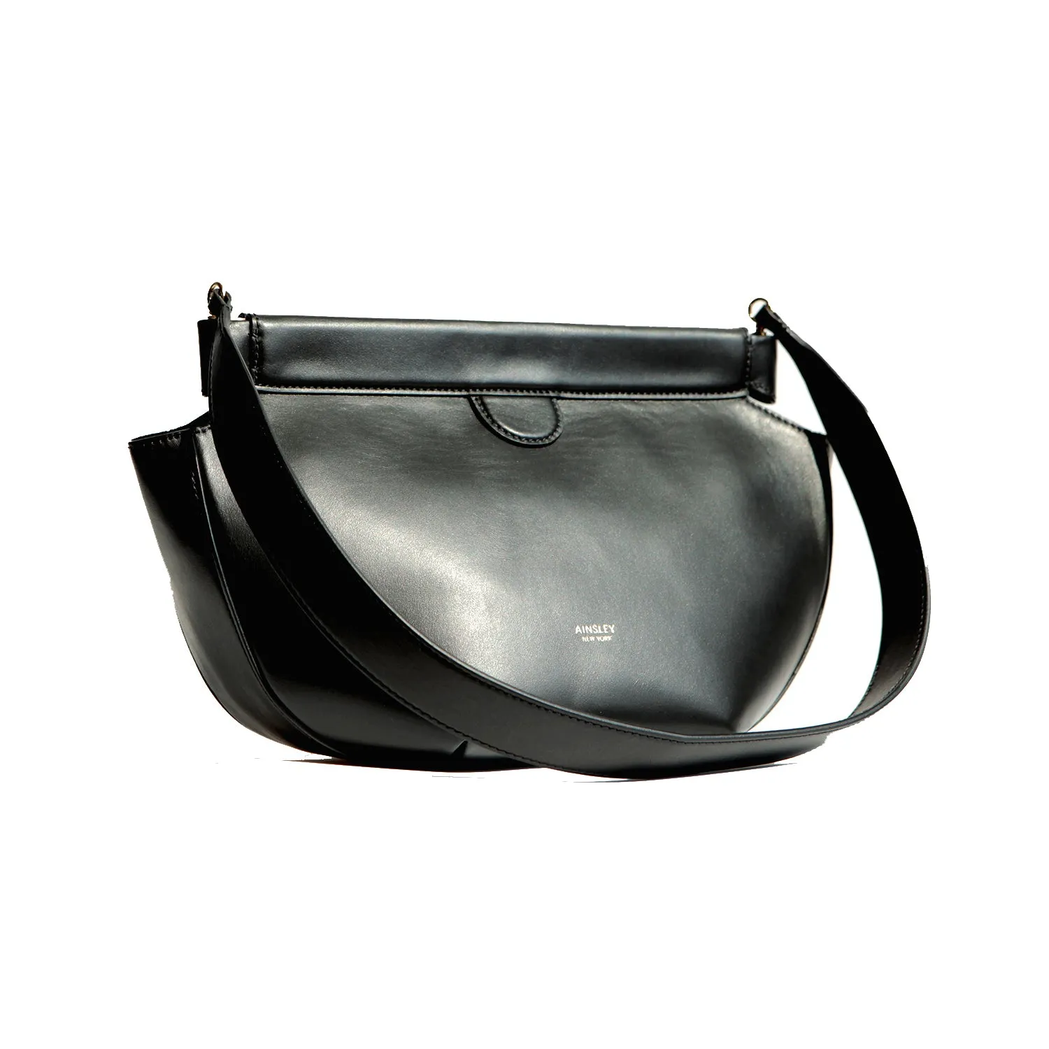 Phoebe Shoulder Bag in Smooth Italian Leather