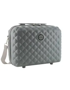 Pierre Cardin Hard Shell Beauty Case - Grey