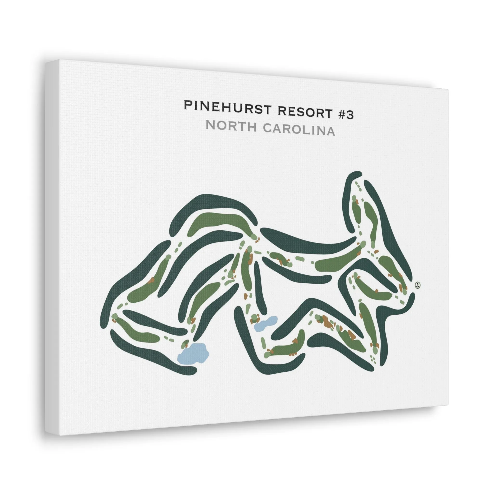 Pinehurst Resort No. 3, North Carolina - Printed Golf Courses