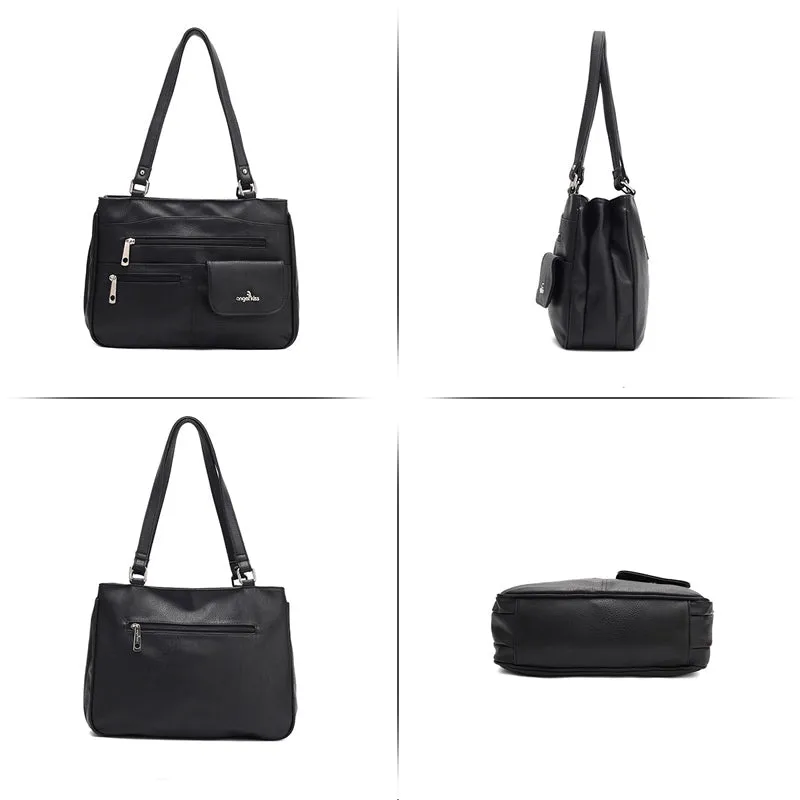 Practical multifunctional bag - PU leather