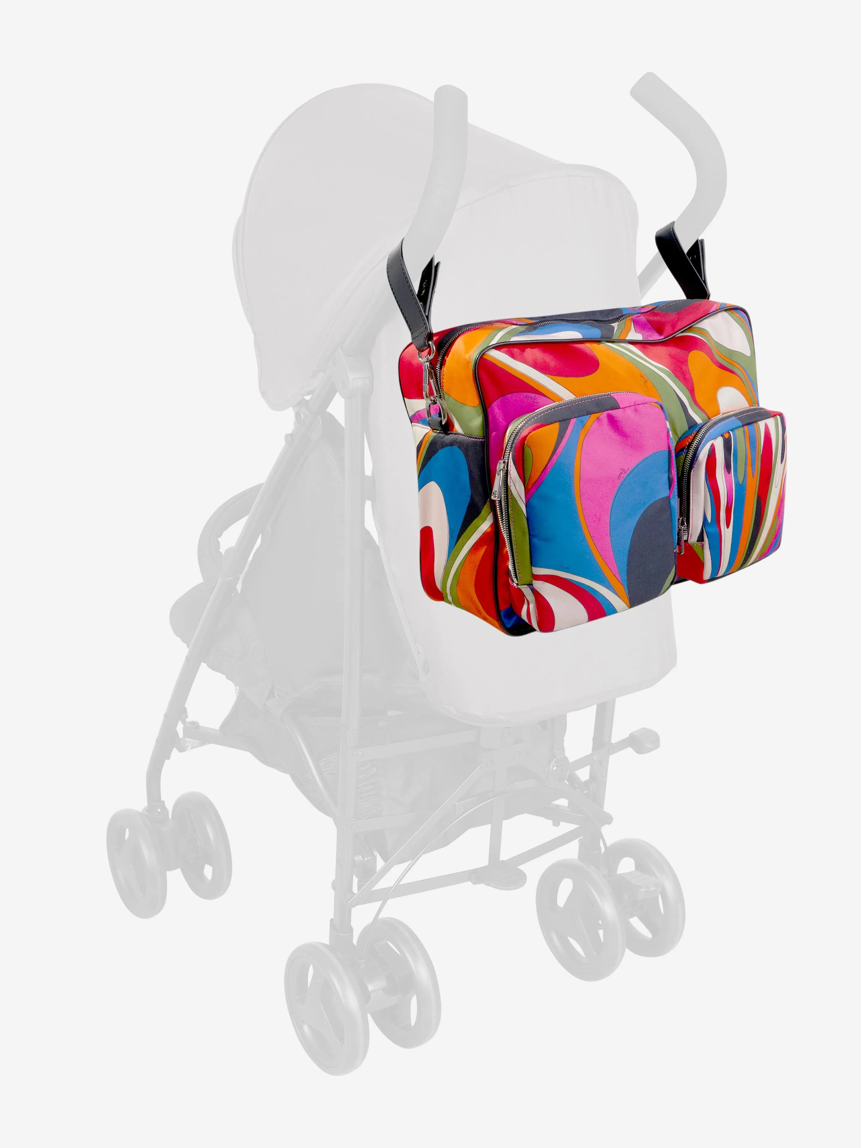 Pucci Baby Girls Onde Changing Bag in Multicolour (35cm)