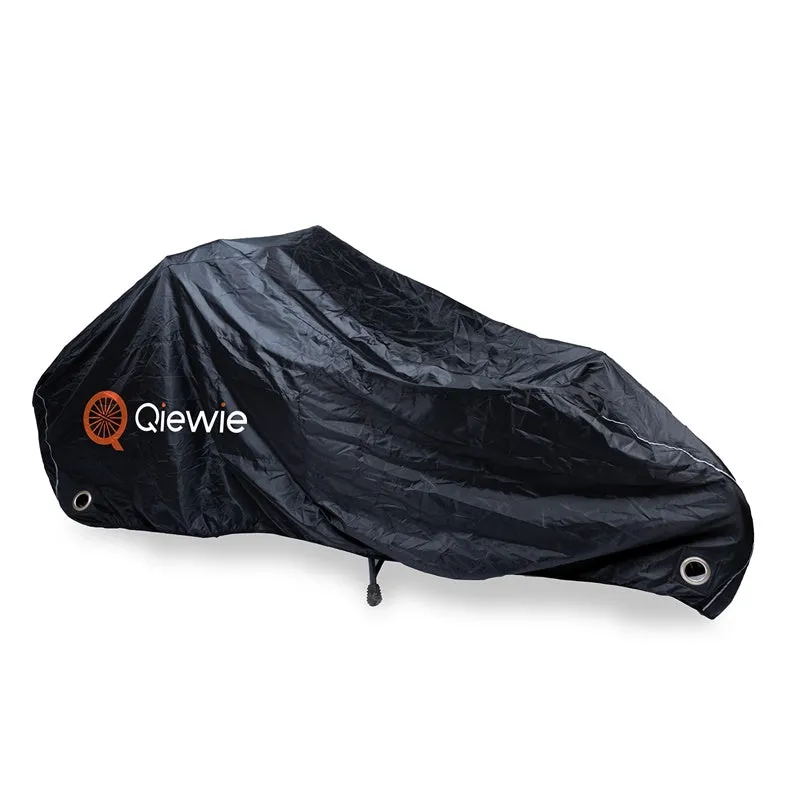 Qiewie Cargo bike Cover Superior - suitable for the Babboe City | Black