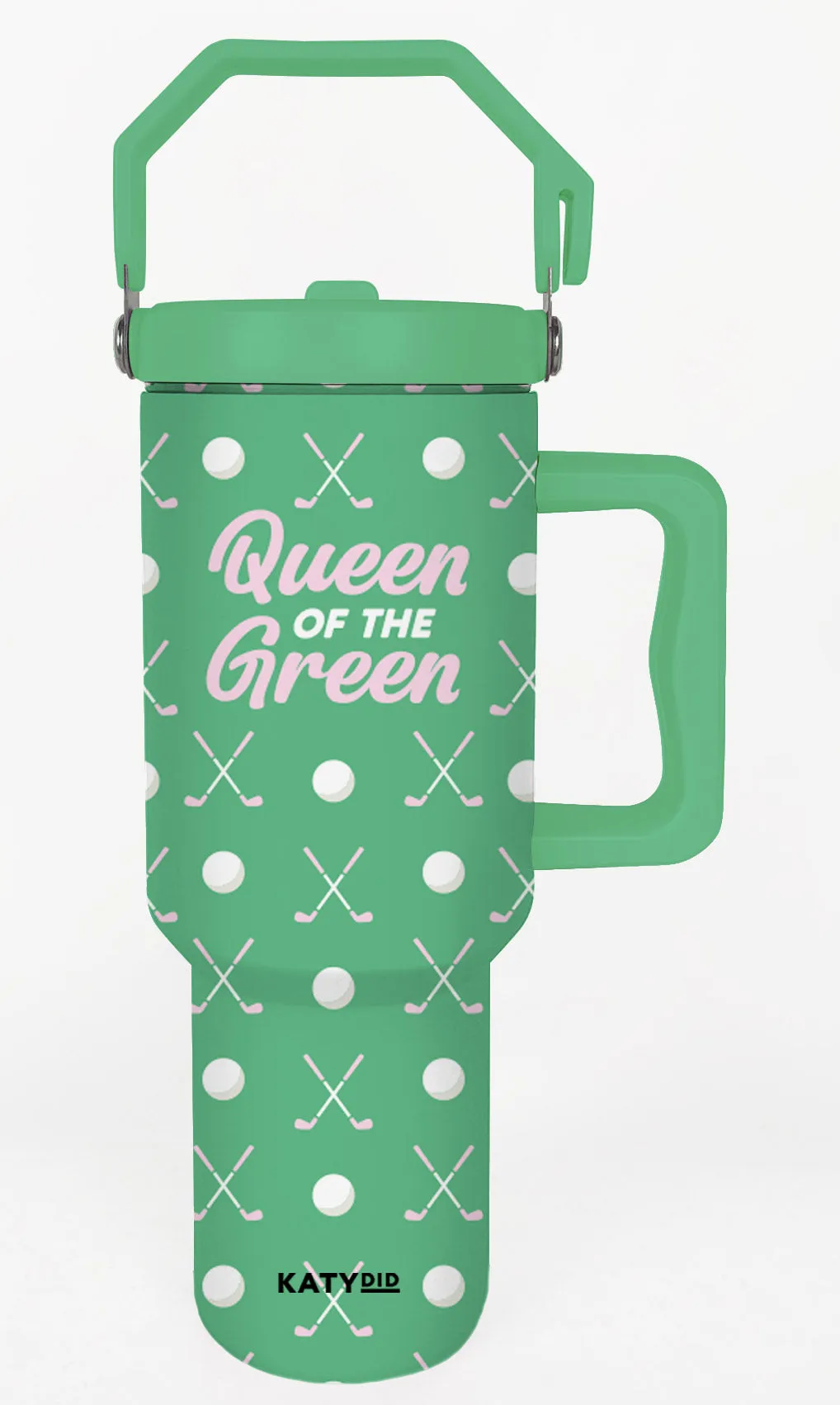 Queen of the Green Golf Wholesale Tumbler with Handle