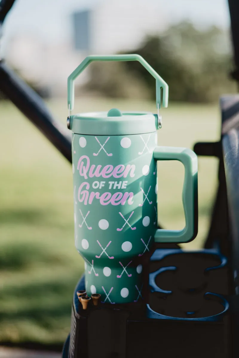 Queen of the Green Golf Wholesale Tumbler with Handle