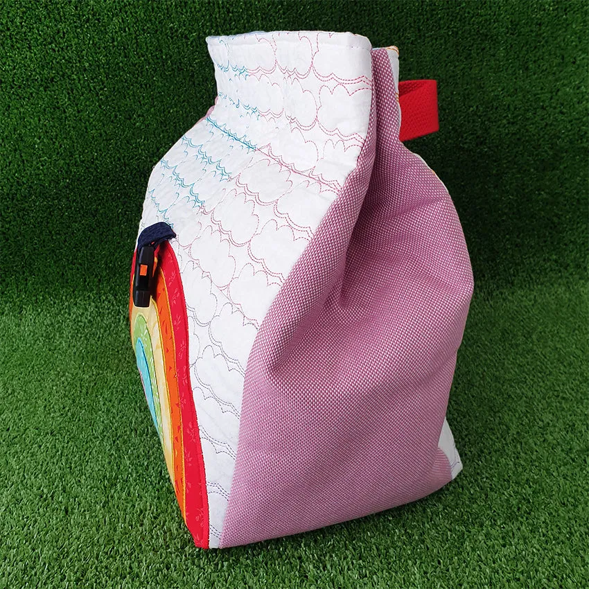 Rainbow Picnic Lunch Bag 4x4 5x5 6x6 7x7