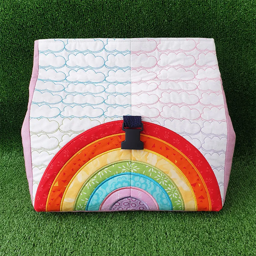 Rainbow Picnic Lunch Bag 4x4 5x5 6x6 7x7