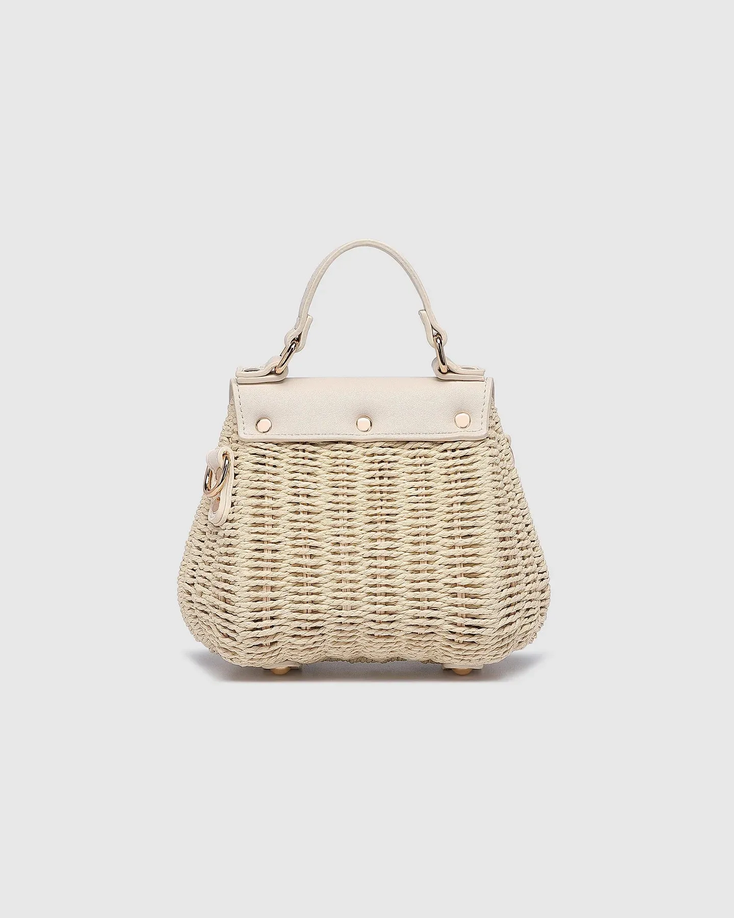 Sandy Raffia Crossbody Bag