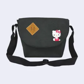 Sanrio - Dark Gray Crossbody Shoulder Bag (Hello Kitty)