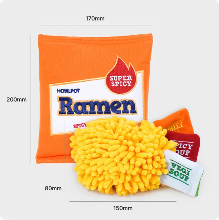 Spicy Ramen Dog Toy