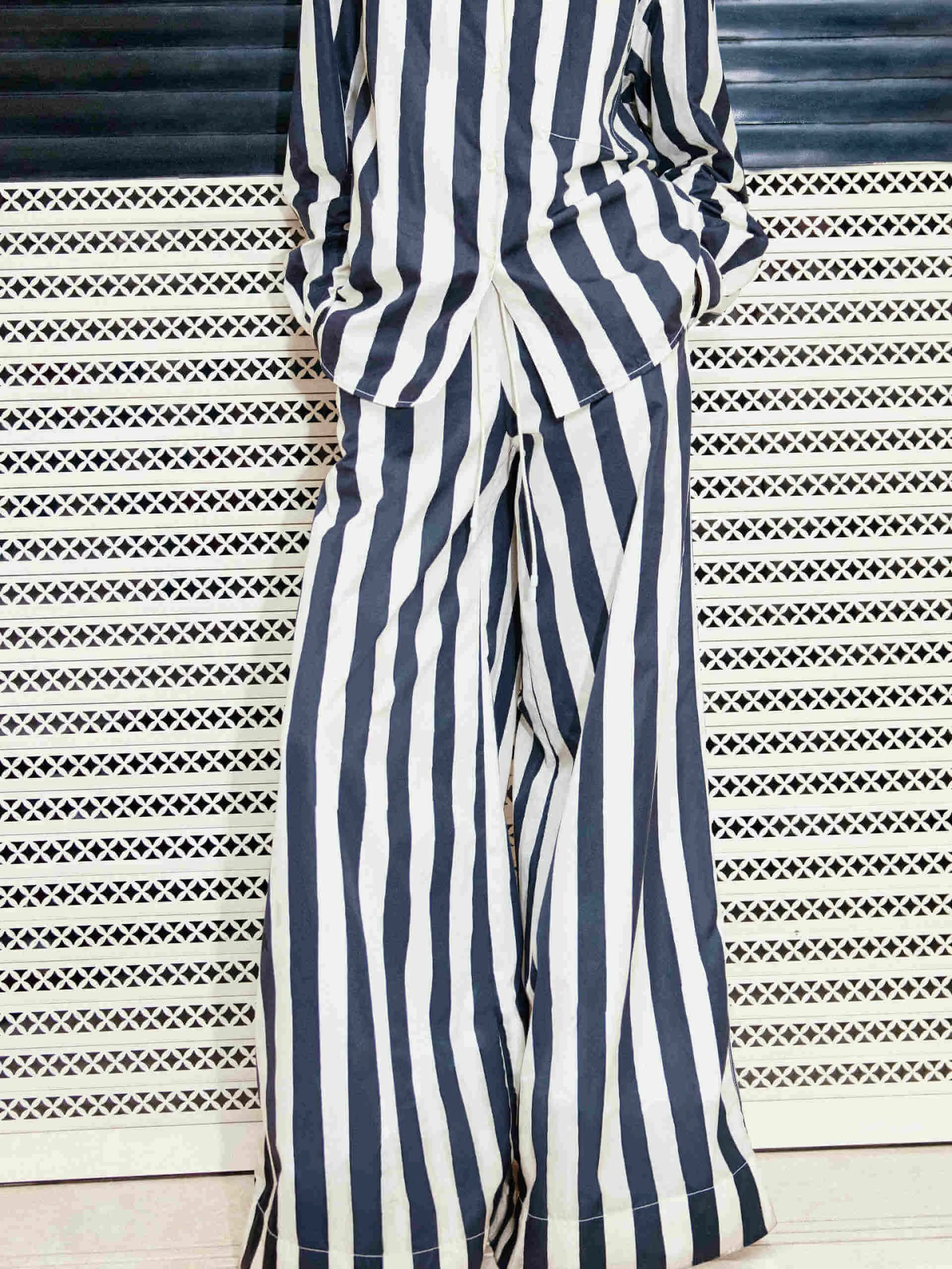 Striped Wide Leg Pants