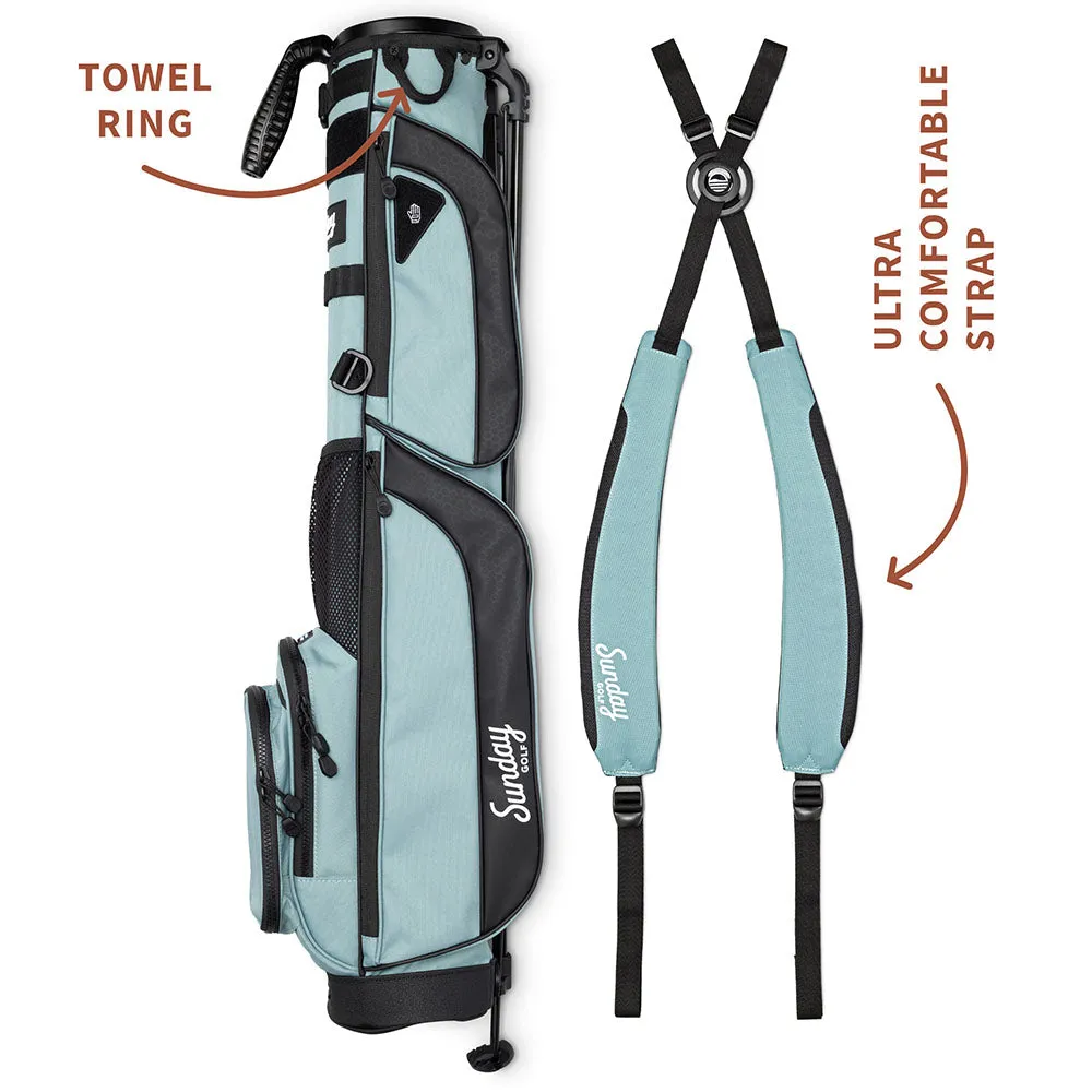 Sunday Golf Loma XL Pencil Stand Bag - Seafoam