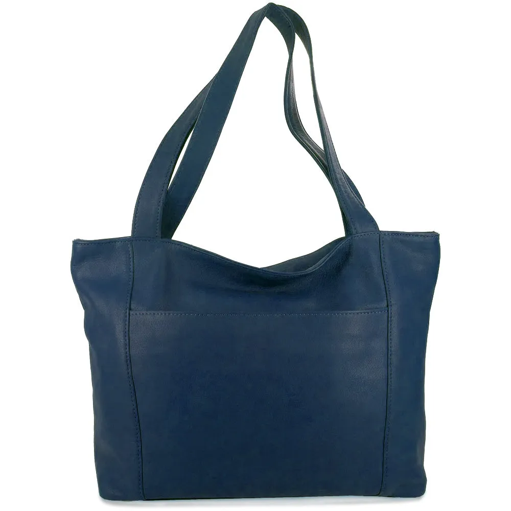 Sven lightweight large leather tote