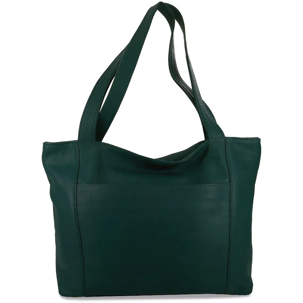 Sven lightweight large leather tote