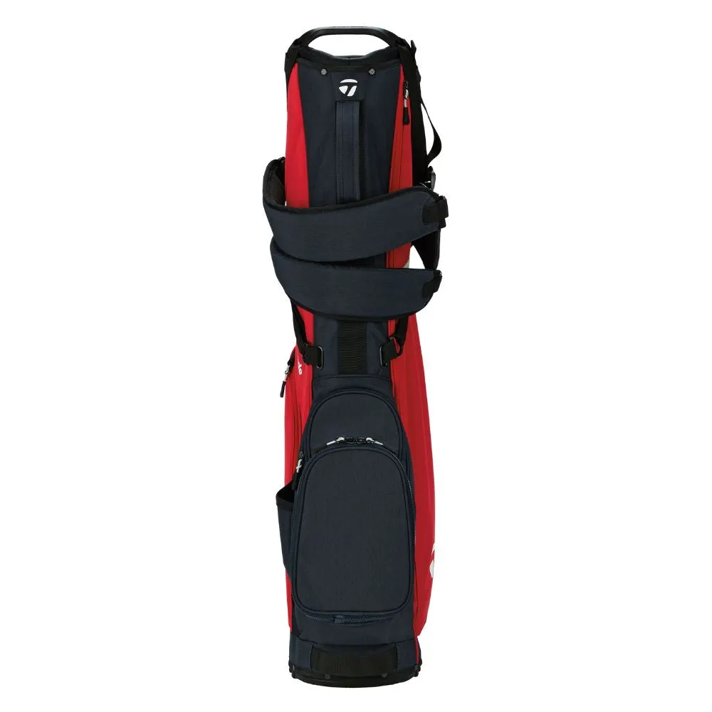 TaylorMade FlexTech Carry Stand Bag 2024 - Dark Navy / Red