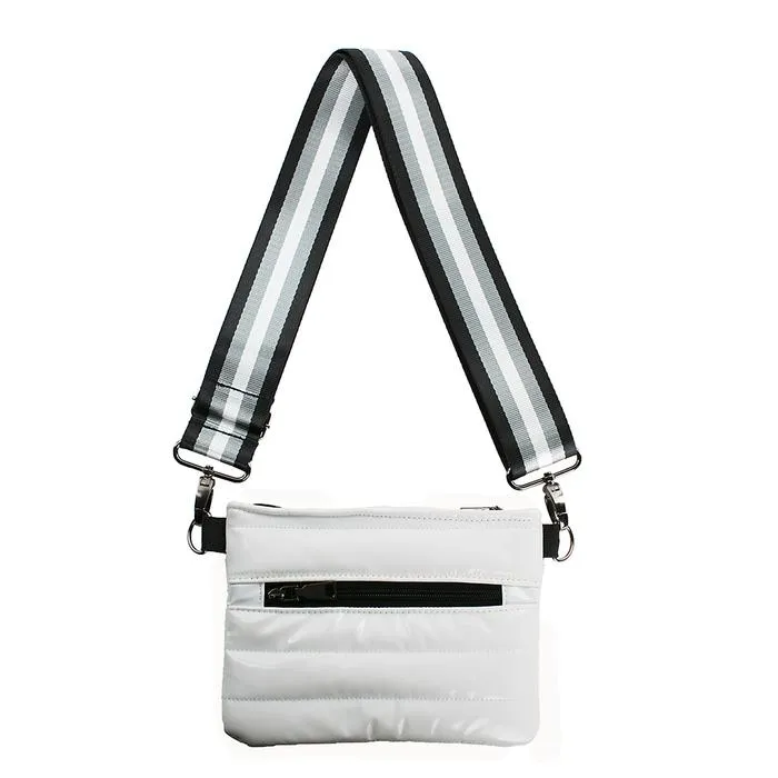 Think Royln - Bum Bag/Crossbody in White Patent