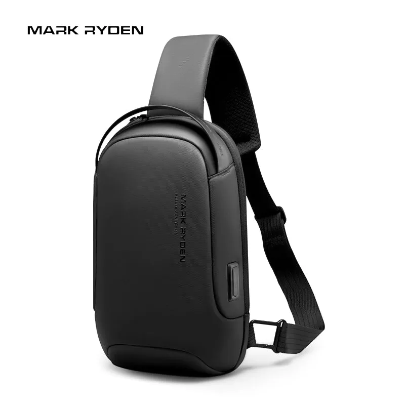 Torino: Multifunctional USB Port Adjustable Shoulder Strap Hidden Pockets Secure Sling Bag