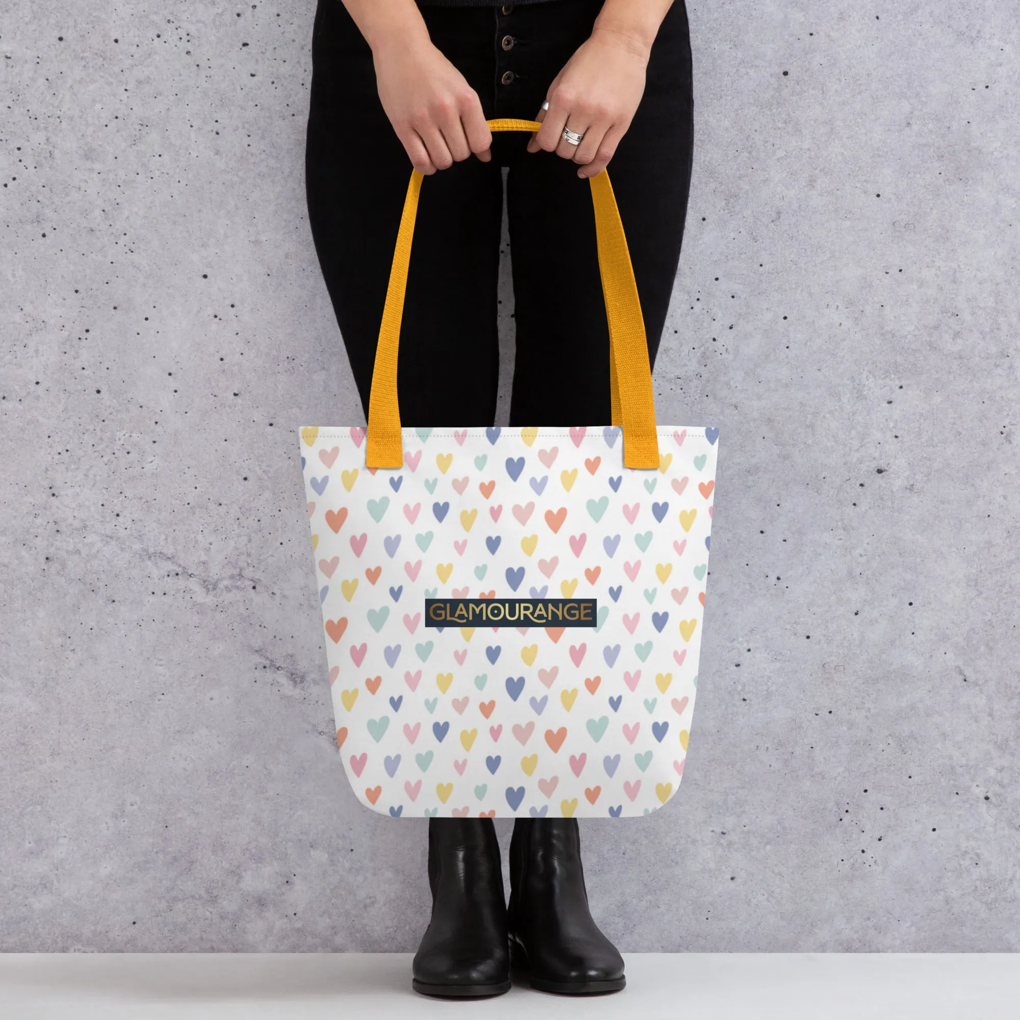 Tote Bag Women Designer (Love Pattern 003)