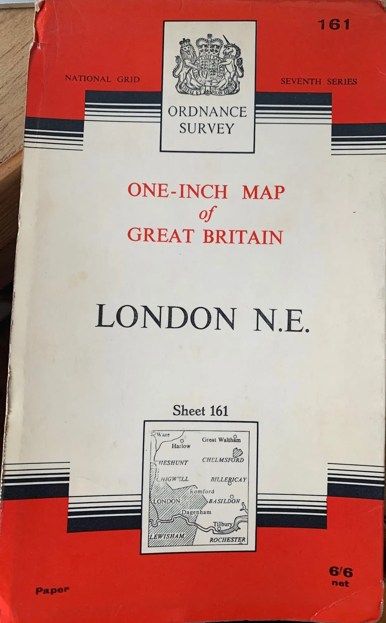 Very Interesting  1950s and 60s ORDNANCE SURVEY MAPs of N.E LONDON into Hertfordshire & Essex 1" to 1 Mile