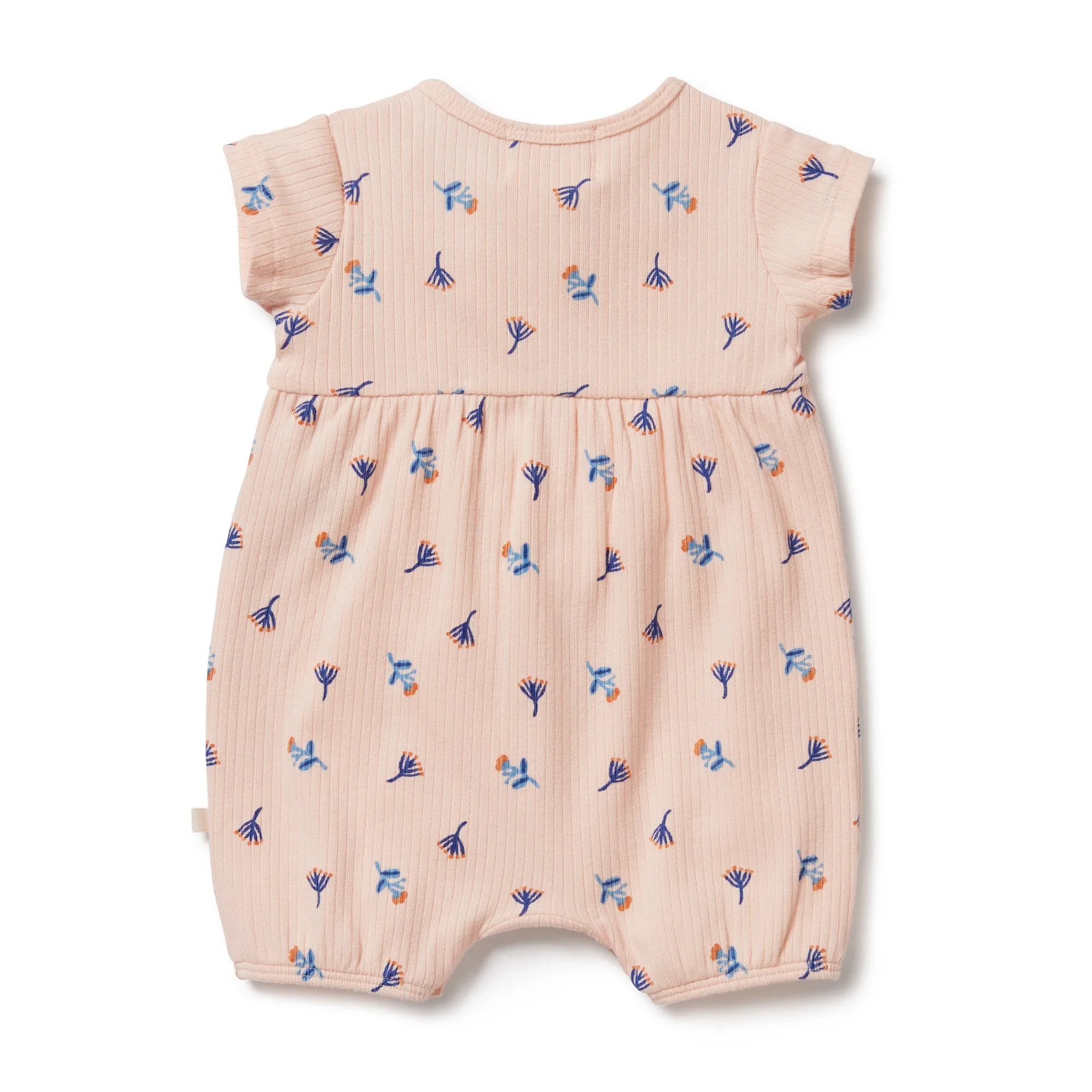 WILSON & FRENCHY LITTLE FLOWER RIB PLAYSUIT