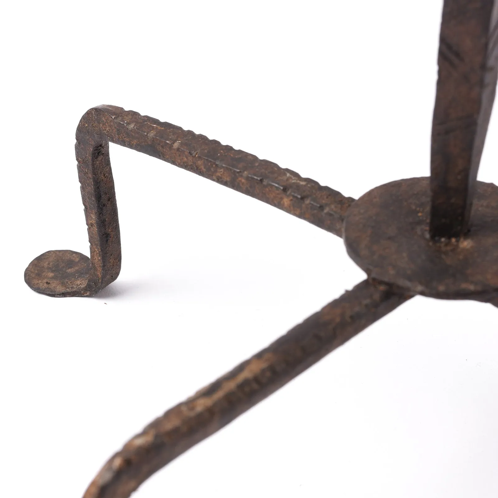 Wrought Iron Opium Retort From Rajasthan - 19th Century